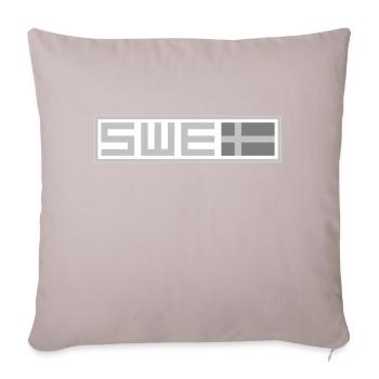 Tactique suédoise - Coussin et housse de 45 x 45 cm - taupe clair - Devant