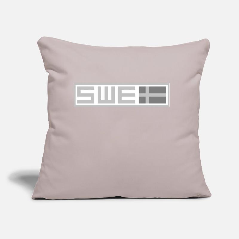 Tactique suédoise Coussin et housse de 45 x 45 cm