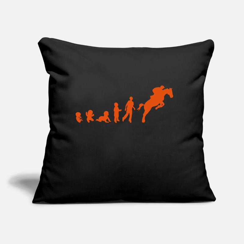 evolution equitation cheval9 obstacle sa Coussin et housse de 45 x 45 cm