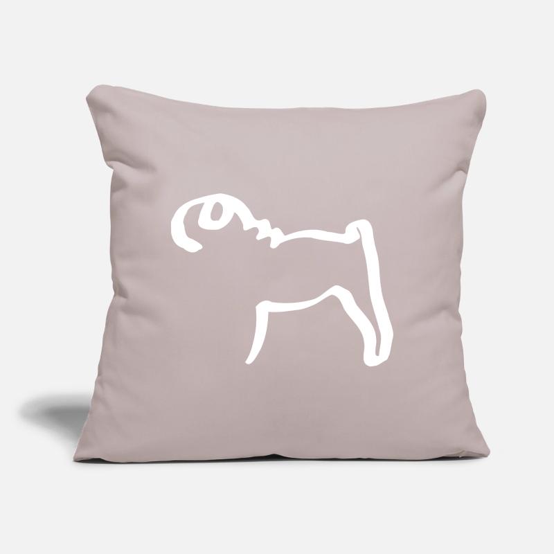 Lignes mops Coussin et housse de 45 x 45 cm