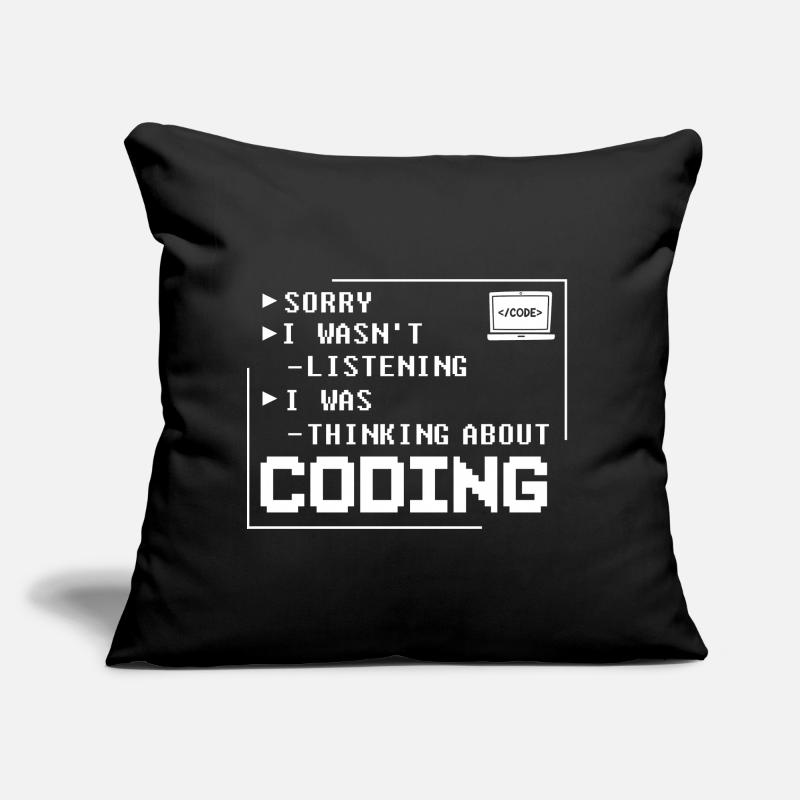 Programmierer Programmieren Computerentwickler Pc Sofakissen mit Füllung 45 x 45 cm