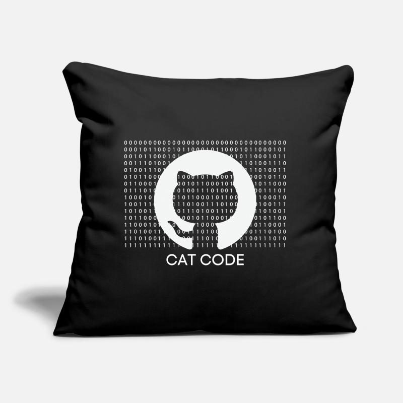 Cat-Code Sofakissen mit Füllung 45 x 45 cm