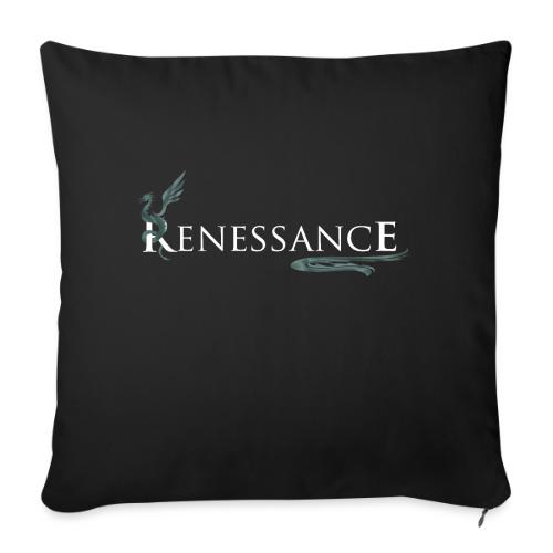 renessance logo white - Sofakissen mit Füllung 45 x 45 cm