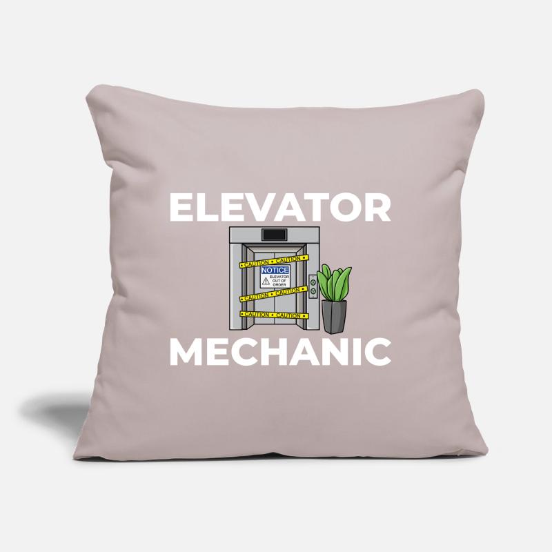 Technicien d’ascenseur Élévateur élévateur Coussin et housse de 45 x 45 cm
