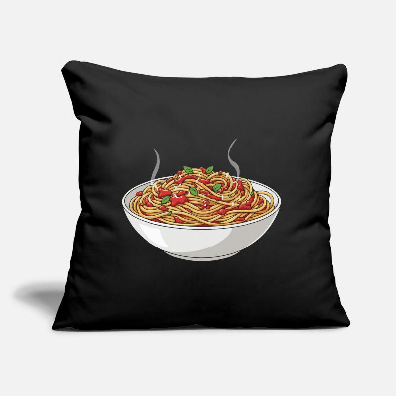 Spaghetti Dampftraum Sofakissen mit Füllung 45 x 45 cm