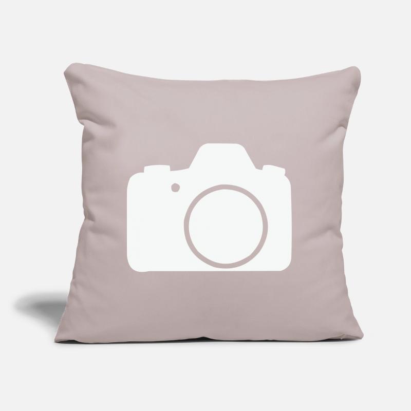 Camera Line Icon Design Sofa pillow with filling 45cm x 45cm