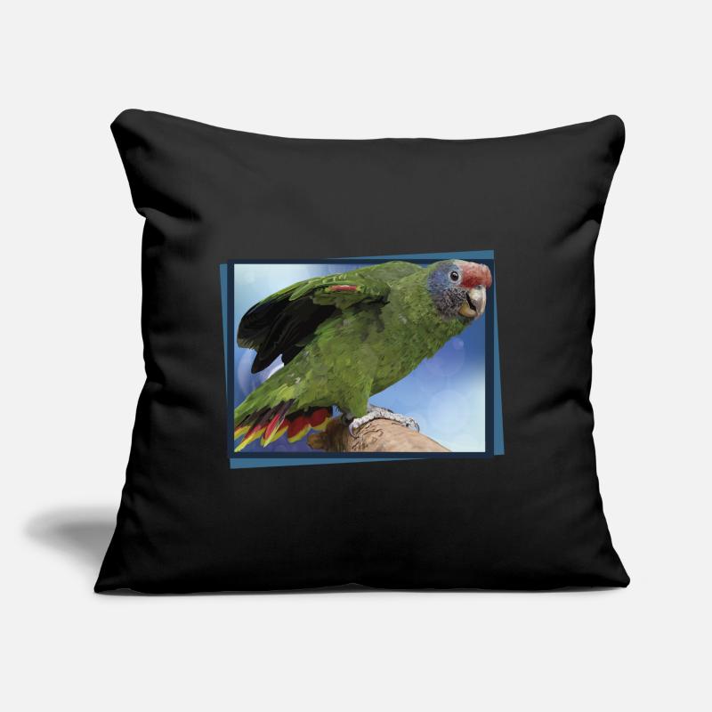 Le perroquet à queue rousse Coussin et housse de 45 x 45 cm