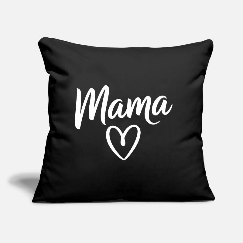 Mama Heart Script Typography Sofa pillow with filling 45cm x 45cm