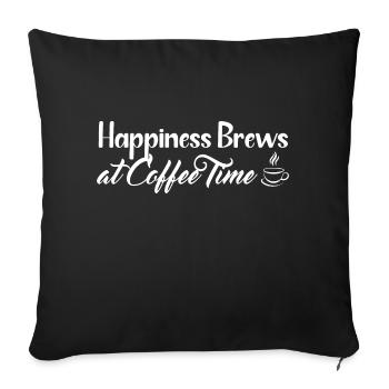 Recurso 13 3x - Coussin et housse de 45 x 45 cm - noir - Devant
