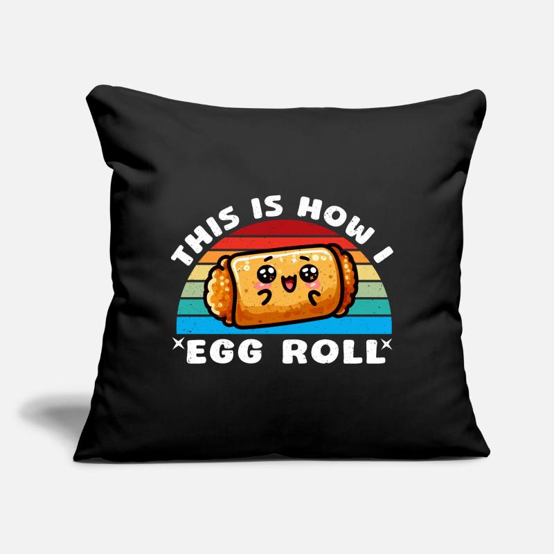 So rolle ich Eier Sofakissen mit Füllung 45 x 45 cm