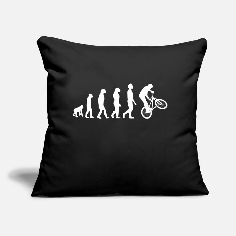 ÉVOLUTION DU BMX Coussin et housse de 45 x 45 cm