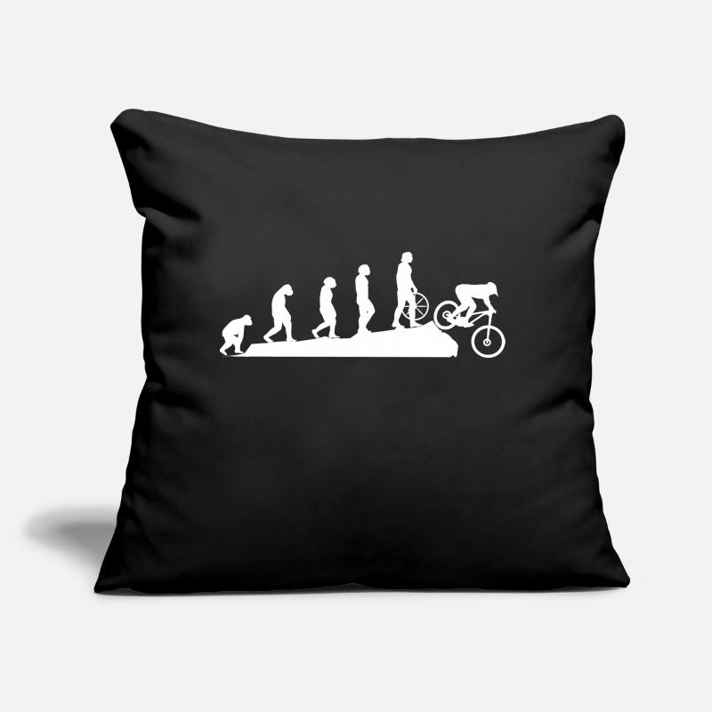 Evolution Vététistes Coussin et housse de 45 x 45 cm