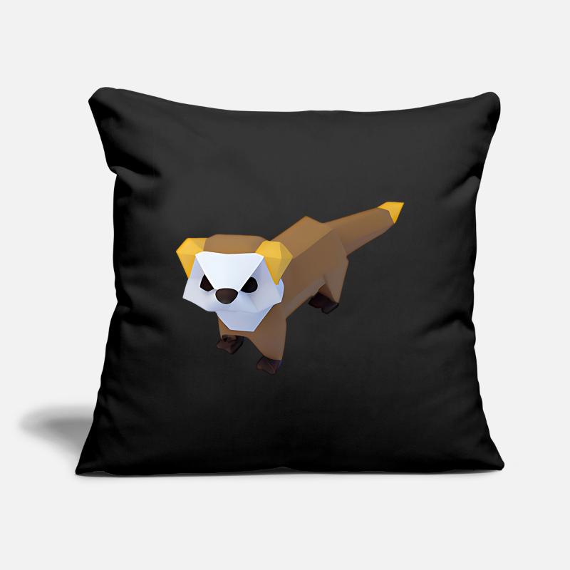 Polygon ferrets Sofa pillow with filling 45cm x 45cm