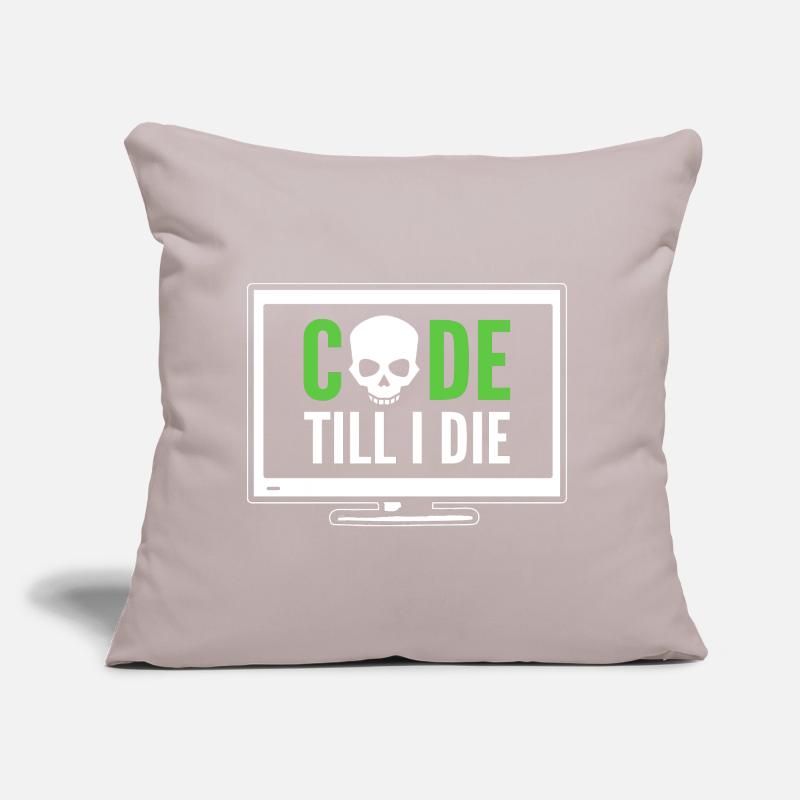 Computerprogrammierer Computerspezialist Sofakissen mit Füllung 45 x 45 cm