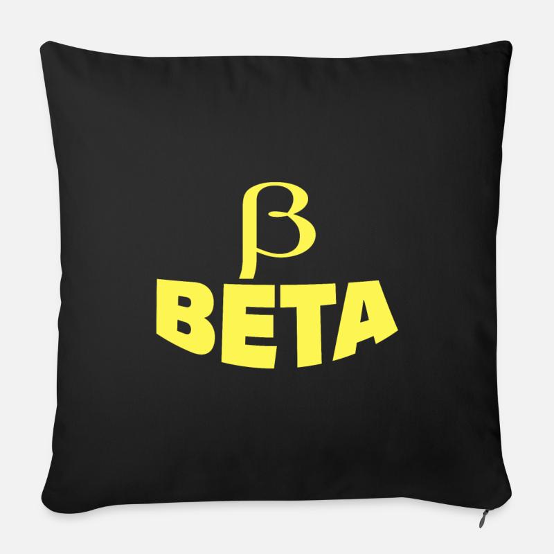 BETA - Sofakissen mit Füllung 45 x 45 cm - Schwarz