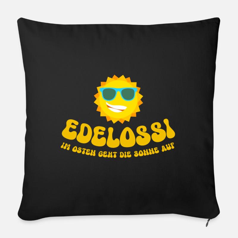 OSSI - Sofakissen mit Füllung 45 x 45 cm - Schwarz