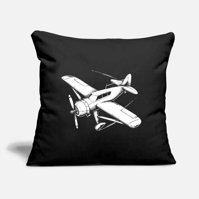 Dessin de plan d’hélice Coussin et housse de 45 x 45 cm