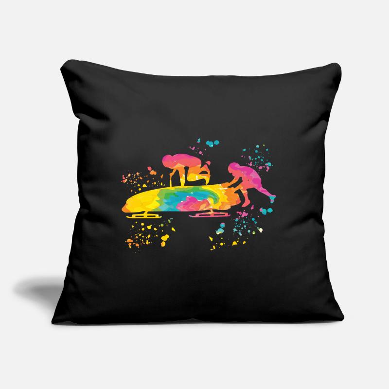 Bobsleigh Bobsleigh à deux Coussin et housse de 45 x 45 cm