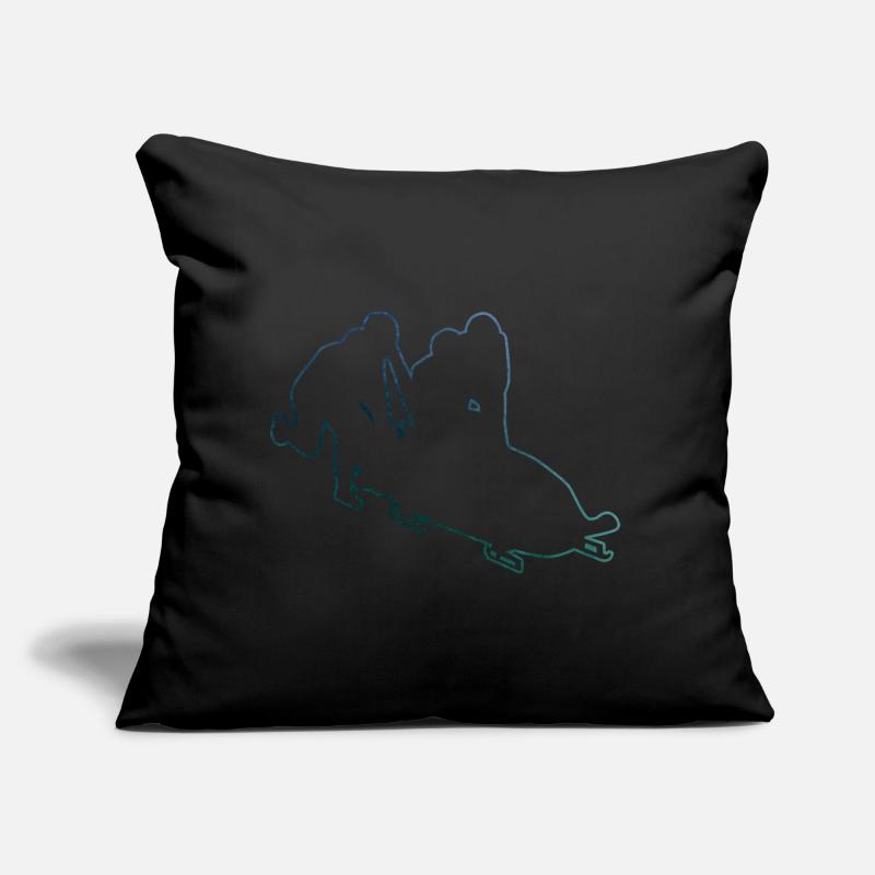Bobsleigh bobsleigh féminin bobsleigh piste bobsleigh bobsleigh bobsleigh bobsleigh bobsleigh Coussin et housse de 45 x 45 cm