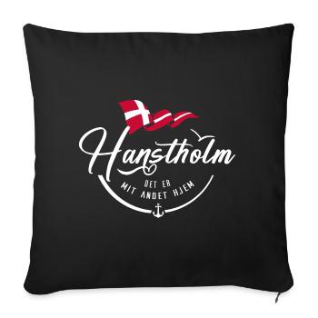 HANSTHOLM - Ma deuxième maison - w - Coussin et housse de 45 x 45 cm - noir - Devant