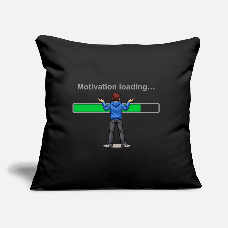 Motivation Loading… Please Wait Sofa pillow with filling 45cm x 45cm