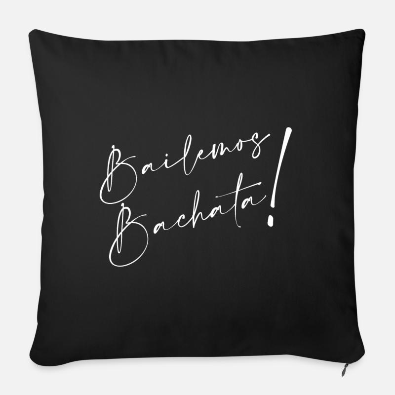 Bachata - Sofakissen mit Füllung 45 x 45 cm - Schwarz