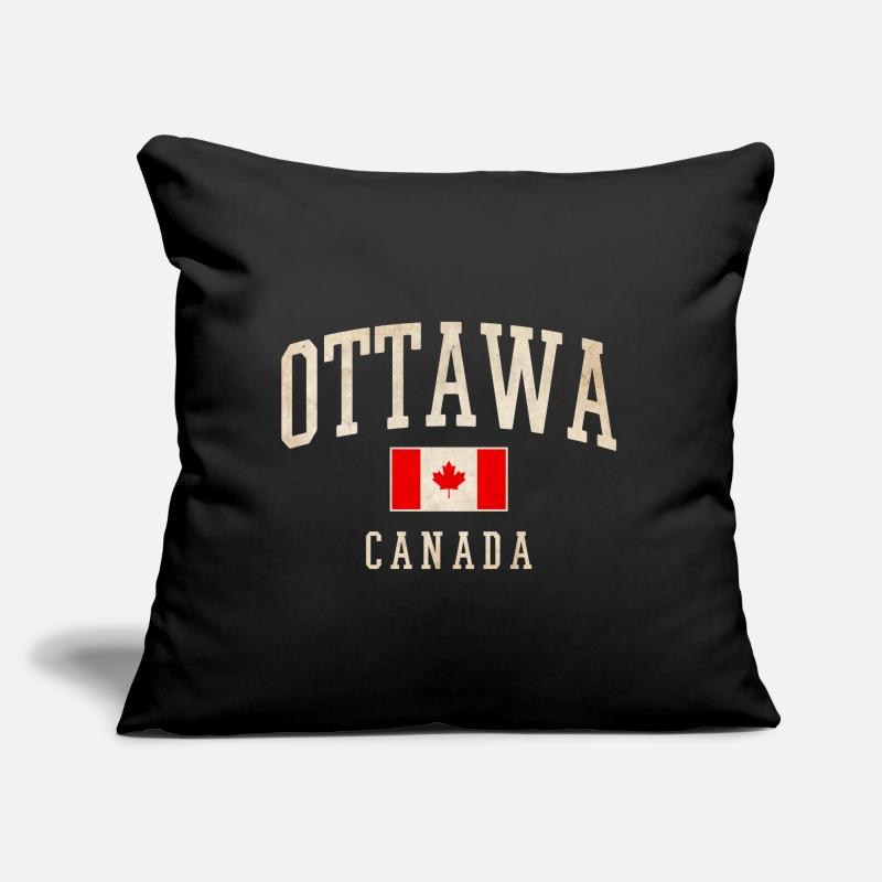 Ottawa Kanada Flaggendesign Sofakissen mit Füllung 45 x 45 cm