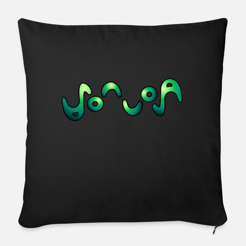 Sonja - Sofakissen mit Füllung 45 x 45 cm - Schwarz