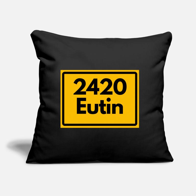 ANCIEN CODE POSTAL RÉTRO 2420 EUTIN – SCHLOSS Coussin et housse de 45 x 45 cm