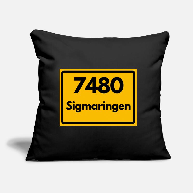 ANCIEN CODE POSTAL RÉTRO 7480 SIGMARINGEN HEIMAT Coussin et housse de 45 x 45 cm