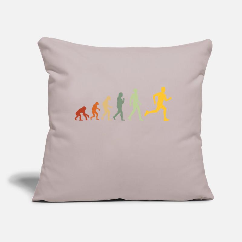 Evolution to triathlon - Running Evolution Sofa pillow with filling 45cm x 45cm