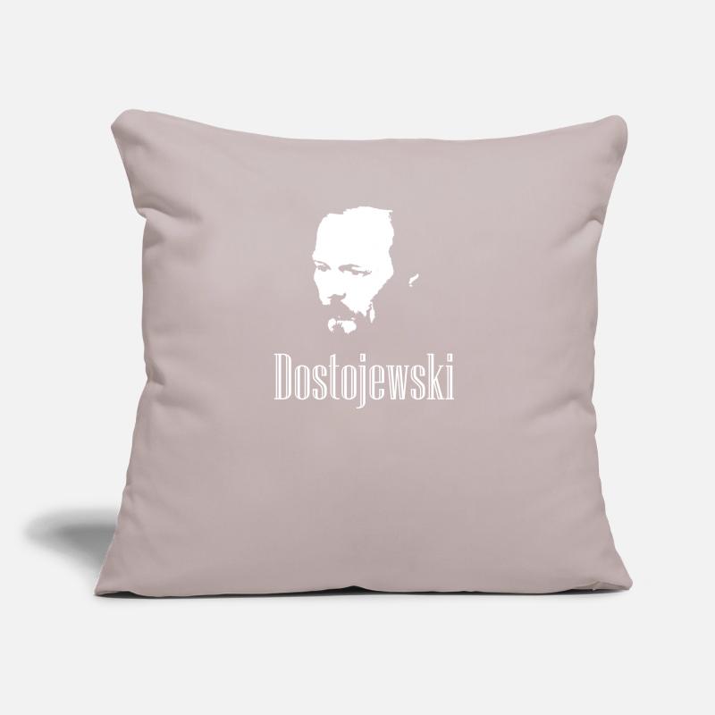Dostojewski Bild Sofakissen mit Füllung 45 x 45 cm