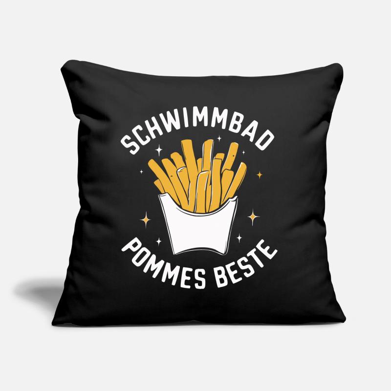 Frites, frites, restauration rapide Coussin et housse de 45 x 45 cm