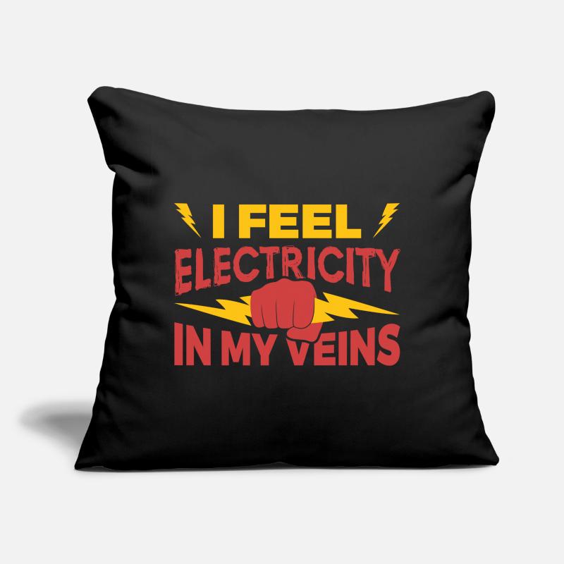 Electrical engineering Sofa pillow with filling 45cm x 45cm