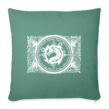 Dragon DM Meister der RPG-Spiele - Sofakissen mit Füllung 45 x 45 cm - Tanngrün - Vorne