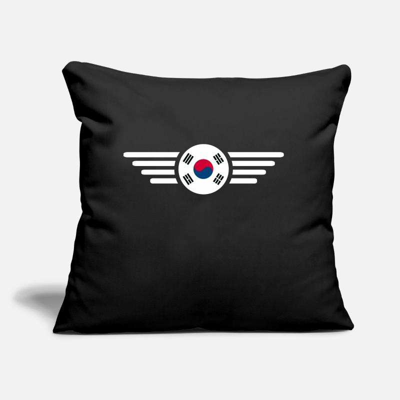 Corée du Sud Coussin et housse de 45 x 45 cm