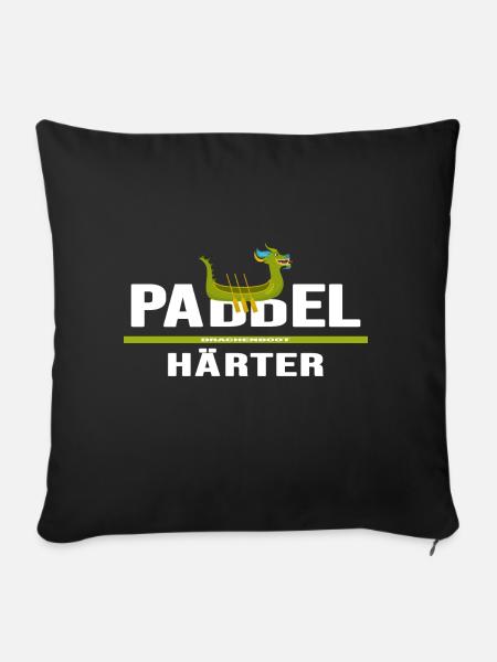 drachenboot chinesisches drachenboot-paddler - Sofakissen mit Füllung 45 x 45 cm - Schwarz