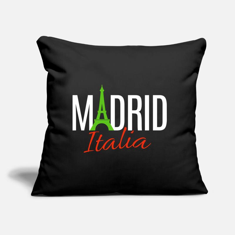 Egal ob Madrid oder Paris, Hauptsache Italien Sofakissen mit Füllung 45 x 45 cm