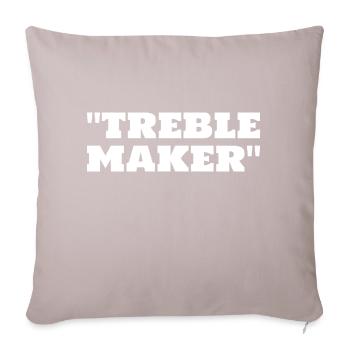 Treble maker for golfers - Sofa pillow with filling 45cm x 45cm - light taupe - Front
