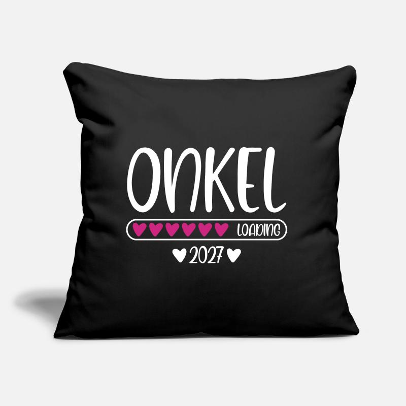 Uncle 2027 loading with hearts loading bar Sofa pillow with filling 45cm x 45cm