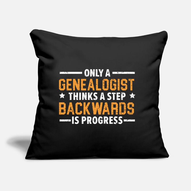 Genealogy thinks taking a step back is a fo Sofa pillow with filling 45cm x 45cm