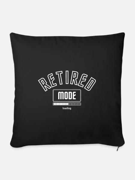Vorfreude Rentner Modus wird geladen. - Sofakissen mit Füllung 45 x 45 cm - Schwarz