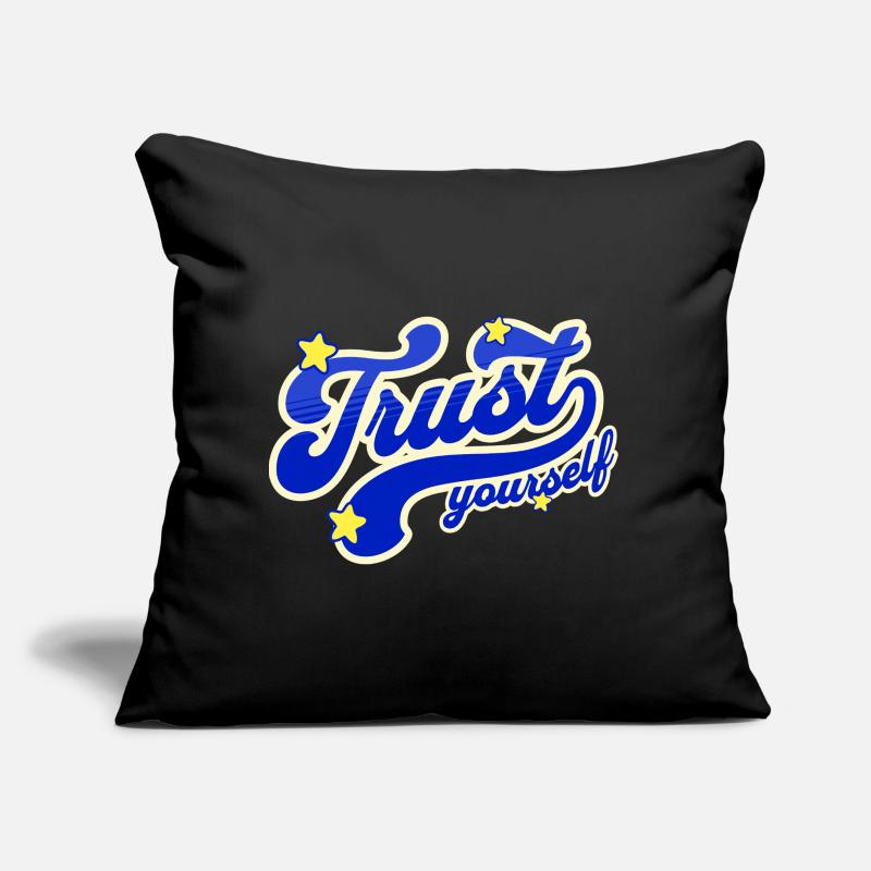 Self-Confidence Starry Script Sofa pillow with filling 45cm x 45cm