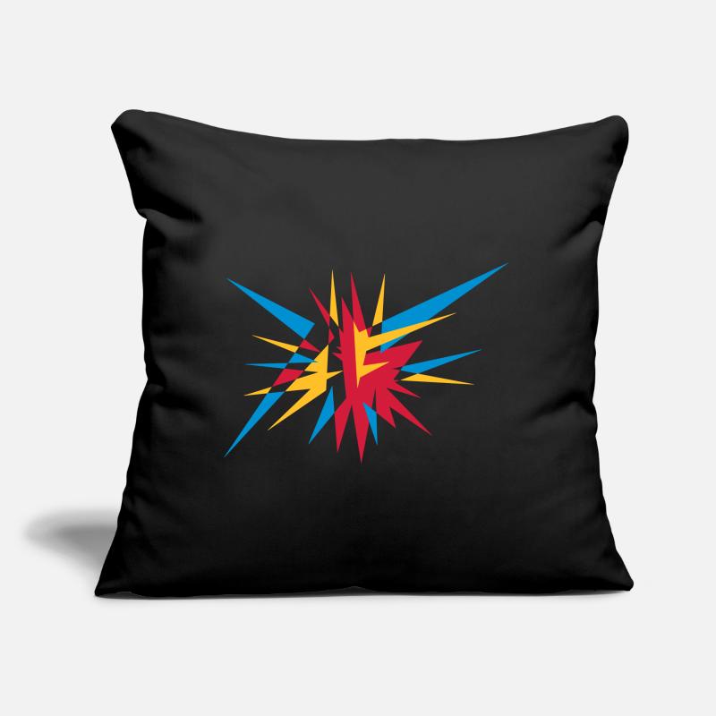 Explosion et les rayons Coussin et housse de 45 x 45 cm