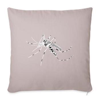 Mosquito - Sofa pillow with filling 45cm x 45cm - light taupe - Front
