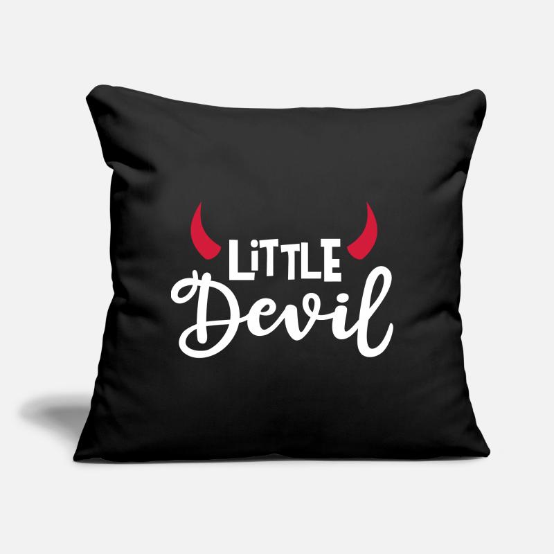 Petit Diable Cornes du Diable Cornes du Diable Diable Coussin et housse de 45 x 45 cm
