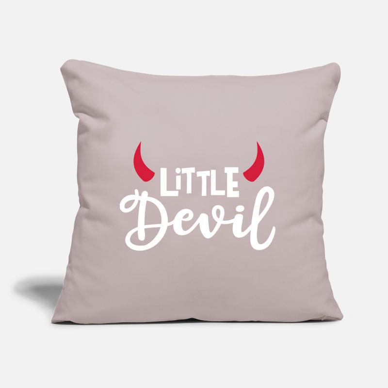 Little Devil Devil Horns Devil Horns Devil Sofa pillow with filling 45cm x 45cm
