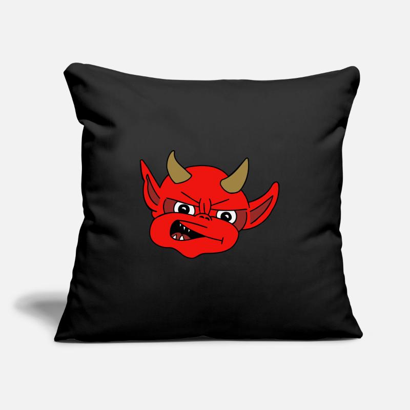 Diable, Diablo, Devil Coussin et housse de 45 x 45 cm