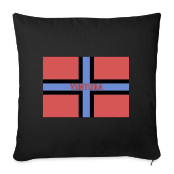 Ventura Flag - Sofakissen mit Füllung 45 x 45 cm - Schwarz - Vorne