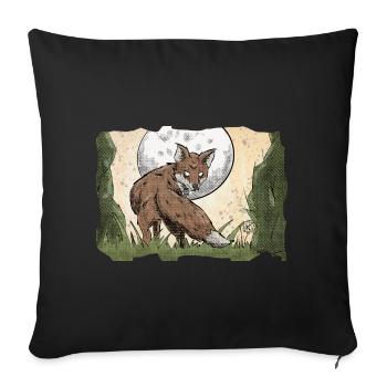 Reinecke ~ Kritzeltoon #10 - Sofakissen mit Füllung 45 x 45 cm - Schwarz - Vorne